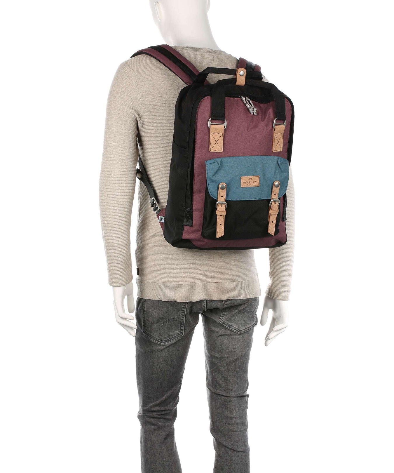 Doughnut Jungle Macaroon Large Backpack navy